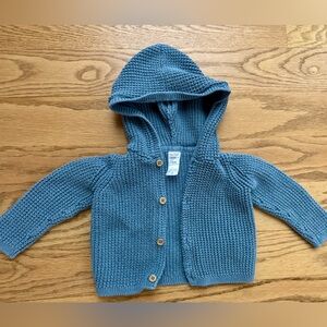 Carter’s cotton knit hoodie 9 months